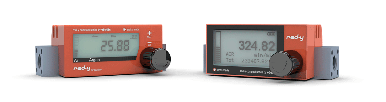 Digital Massflow Meters red-y compact series – Comparison of product version