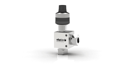 High-precision control valves for gases and liquids M-Flow - Corner Version