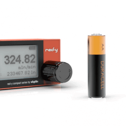 Batteriebetriebene digitale Massedurchflussmesser für Gase red-y compact series mit USB